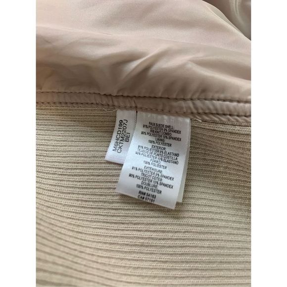 Calvin Klein Faux Suede Moto Jacket - Picture 4 of 5